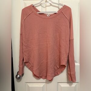 Aritzia TNA waffle long sleeve